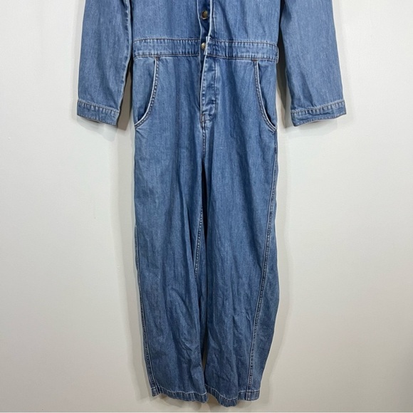 Billabong endless days jumpsuit denim size medium - Picture 3 of 11